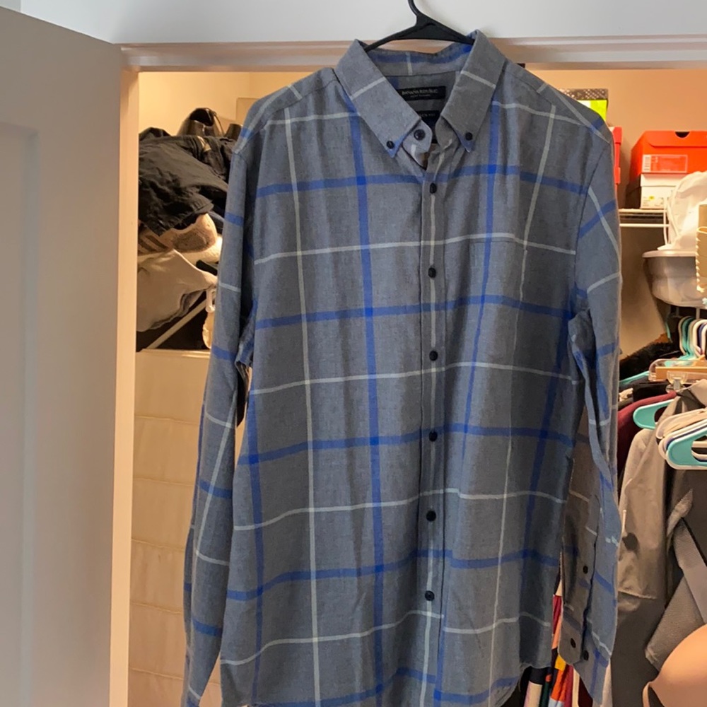 Long sleeve Banana republic button down